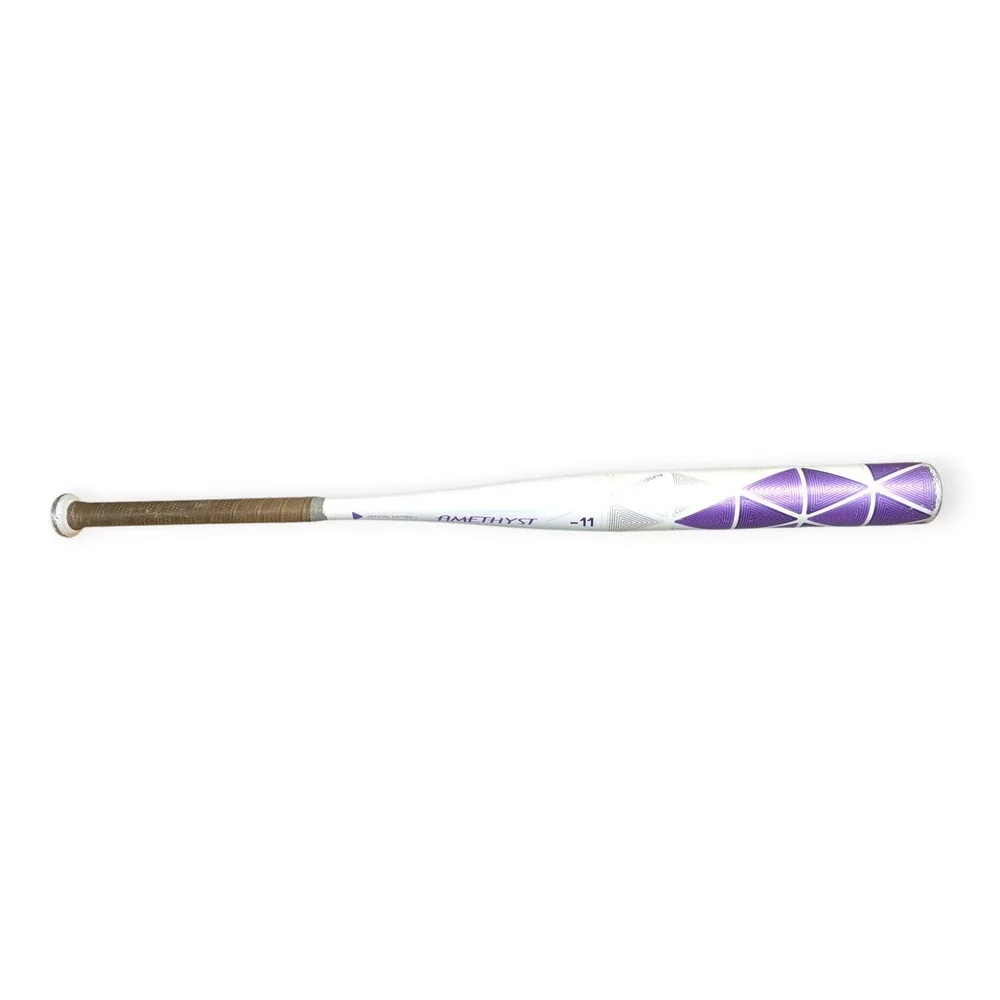 Easton Amethyst Fastpitch Softball Bat 32 inch -11 ALX50 Aluminum White Purple - Picture 1 of 6